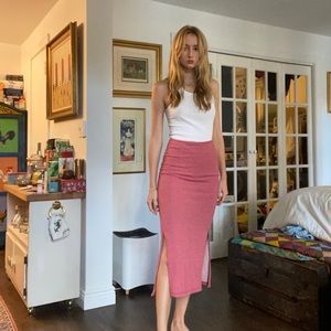 Free people comfy cute midi skirt